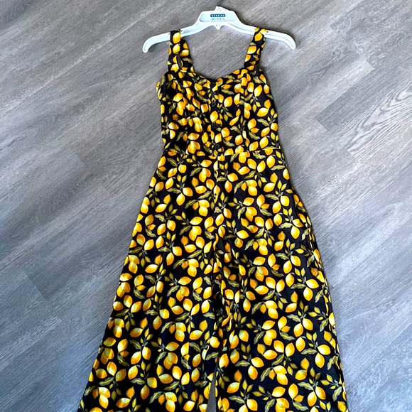 LOFT Pants - Super cute Loft Outlet lemon jumpsuit
